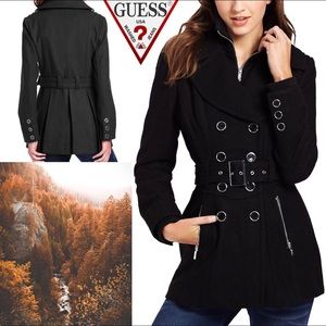 GUESS | Regina double breasted peacoat | size XS